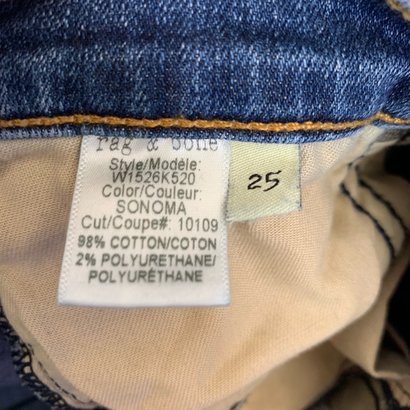 Rag & Bone Capri skinny jeans flawed - Picture 6 of 8